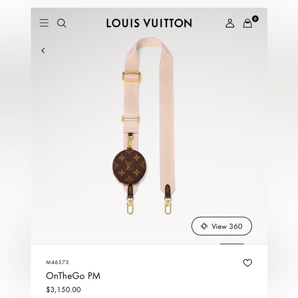 Louis Vuitton purse strap
